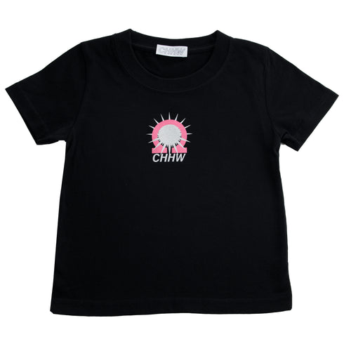 【COME HELL HIGH WATER】COIL  LOGO  KIDS TEE -black-